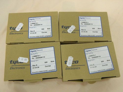 TYCO TE 1-968873-1 Terminals 4 Boxes for total of 2000pcs Loose, NEW!