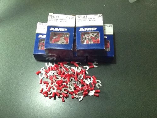 Lot of 500+ amp flag spade terminal 22-16 awg #8 stud for sale