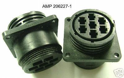 ( 2 pc ) amp/tyco 206227-1, 7/c, connector, new for sale