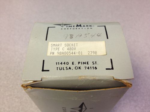 Time mark smart socket type c 480v for phase monitoring relays *new in box!* for sale