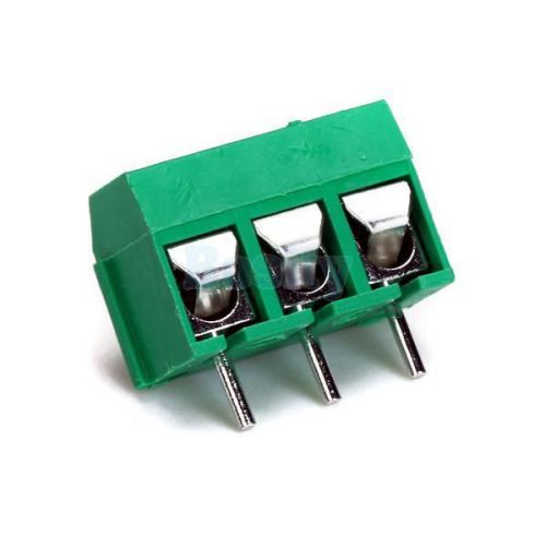3 pins 3 poles 5mm pitch pcb universal screw terminal block connector for sale