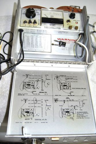 Industrial technology throwmaster 102 portable cable test set for sale