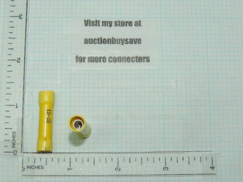 50 yellow butt splice terminals connector 16-10 wire molex 19160-0002  10-16 for sale