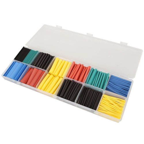 5 Color Vktech 280Pcs 2:1 Heat Shrink Tubing Tube Sleeving Wrap Cable Wire 5 Co