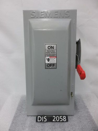 Siemens 100 Amp NEMA 1 Fused Disconnect (DIS2058)