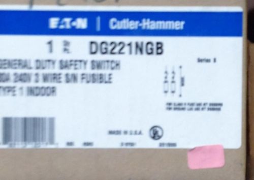 Eaton/Cutler Hammer DG221NGB Safety Switch