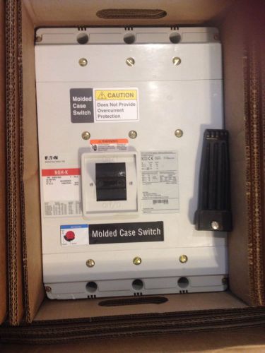 Eaton molded case switch ngk 4-pole for sale