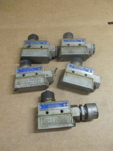 Lot of 5 micro switch bze6-2rn4 limit switch for sale