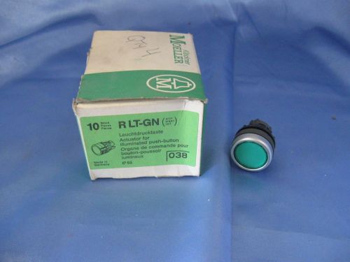 Klockner Moeller Push Button (RLT-GN) Illuminated Green, box of 4, New Surplus