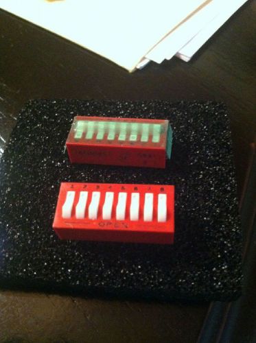 New 2pcs grayhill 76sb08st 8 pos piano dip switch for sale