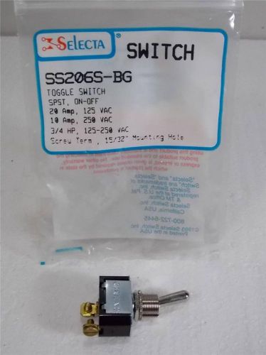 NEW SELECTA SWITCH TOGGLE SS206S-BG