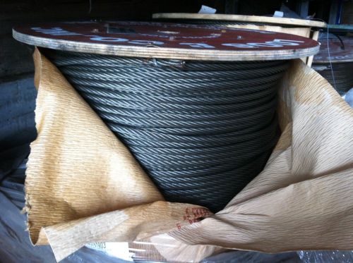 1000ft 3/8&#034; Steel Cable 6x19