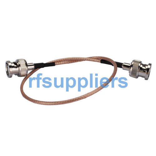 Bnc male (plug) to bnc male straight rg316 pigtail rf cable assembly 10-50cm for sale