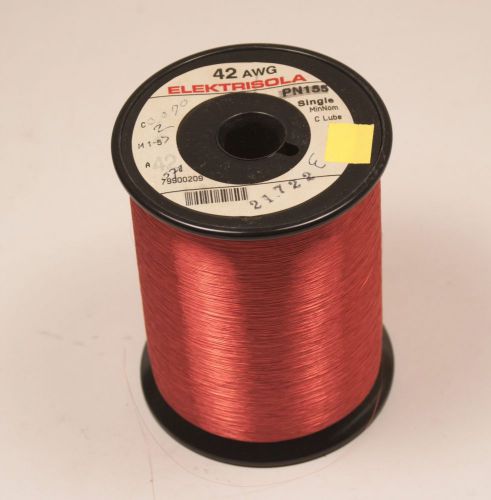 Elektrisola - awg 42 copper magnet wire - guitar pickup wire - 1 lb  &amp; 15 3/4 oz for sale