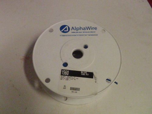 1560 ALPHA WIRE Hook-Up; 12 AWG; 65/30; 0.016 in.; 0.125 in. 100 ft - BLUE
