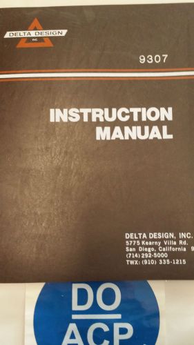 DELTA DESIGN 9307 INSTRUCTION MANUAL  R3-S32