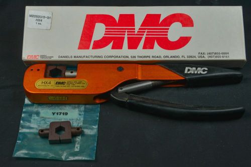 DMC Daniels Manufacturing Corporation HX4 Crimper with Two Dies (Y1719 &amp; Y1720)