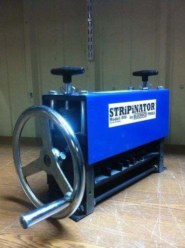 Large handcrank stripinator ® mws-808 manual wire stripper - stripping machine for sale