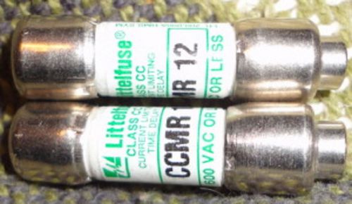 2 new littelfuse ccmr 12 fuse / fuses ccmr12