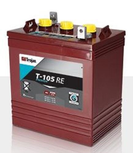 BATTERY TROJAN 6V T105-RE- 225AH FOR RENEWABLE ENERGY AND BACK UP POWER  EACH