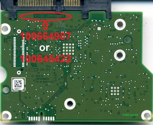 PCB  for Seagate Barracuda ST3000DM001 100664987 100645422 +firmware transfer