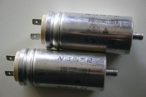 4 x 12uF 470V ~ Arcotronics MKP Motor Run Capacitor / for tube amplifier