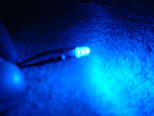 10pcs BLUE 3mm LED Prewired Lights 12V Bulbs Lamp CB Meter,Boats,Trucks, DIY USA