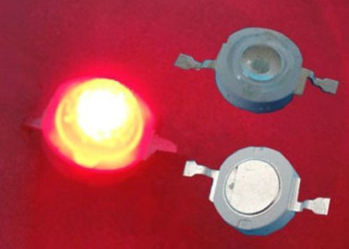 500pcs 1 Watt 1W RED Super Bright 50 Lumen LED Lamp,RL1