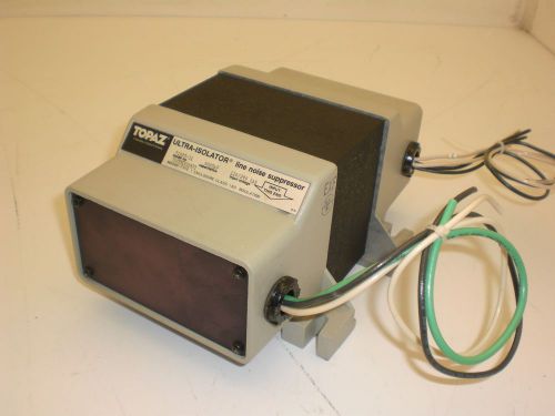 Topaz 94095-31 Ultra-Isolator Line Noise Suppressor, 120/240VAC, 1-PH