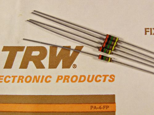 10 trw 2m ohm 1/4w carbon comp resistors nos +/-5% for sale