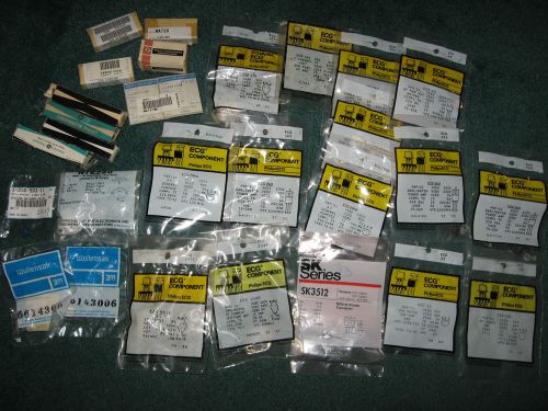 Lot of Assorted Replacement Parts Individually Packaged ECG RCA etc. - NOS