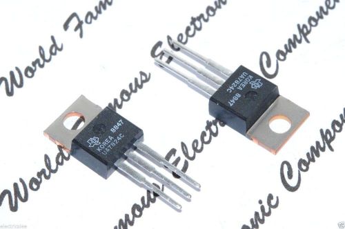 1pcs - TI UA7824C (UA7824/7824) Transistor / Regulator - TO-220 Genuine