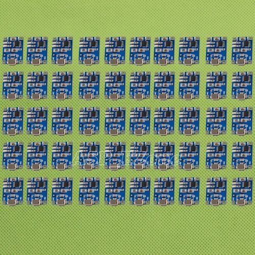 50PCS 5V Micro USB 1A Lithium Battery Charging Board Charger Module