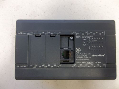 Ic200udr120-bc - ge versamax 20 point dc\relay micro plc for sale