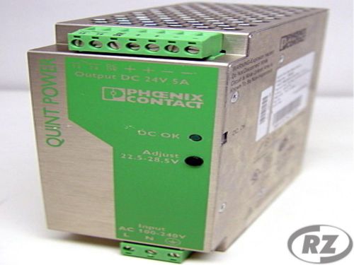 QUINT-PS-100-240AC/24DC/5 PHOENIX CONTACT POWER SUPPLY REMANUFACTURED