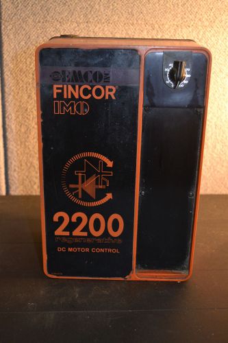 FINCOR IMO 2200 REGENERATIVE DC MOTOR CONTROL