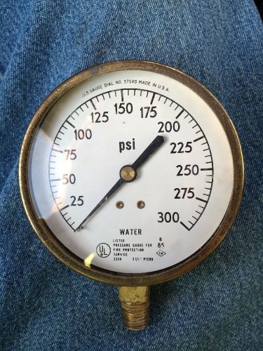 1985 Fire Protection Water Gauge.