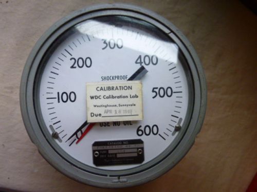Taylor instruments co. shockproof 600 psi pressure gauge 78kf14162-44-48 for sale