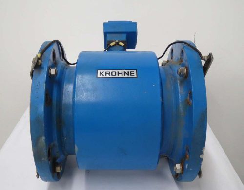 Krohne electromagnetic sensor 8 in teflon flow tube flow meter b456670 for sale