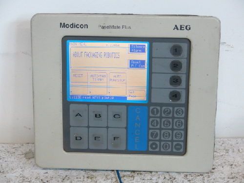 AEG MODICON MM-PM10-300 PANELMATE PLUS 4-3/4&#034; OPERATOR TERMINAL.