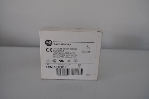 ***new*** allen bradley 1492-sp1c010  1 amp 1-pole new in the box for sale