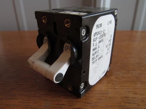 Airpax 10 amp circuit breaker 250 vac delay 61f #upgh11-1-61f-103-91 (am-5) for sale