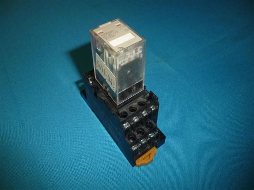 Lot pcs omron my4n-d2 my4nd2 relay 24vdc w/ socket for sale