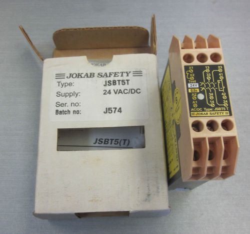 Jokab jsbt5t safety relay 24 vac/dc for sale