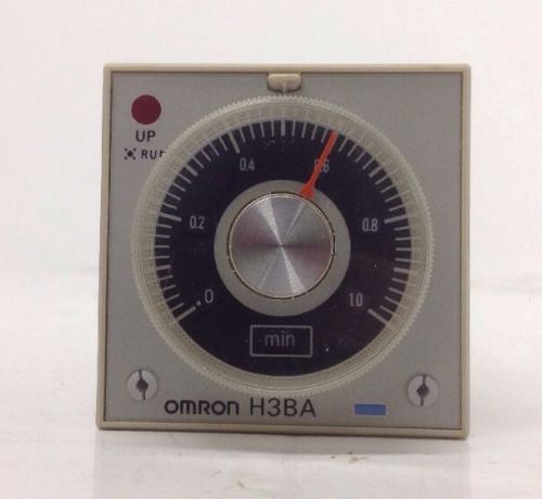 Omron Timer H3BA-8 H3BA8 0.5s to 100h 100/110/120 VAC New No Box