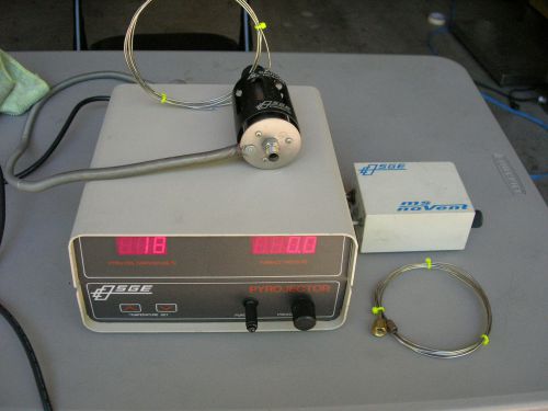 SGE PYROJECTOR II TEMPERATURE CONTROLLER WITH MS NOVENT UNITS