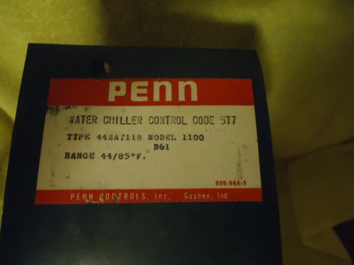 New old stock johnson controls / penn water chiller control for sale