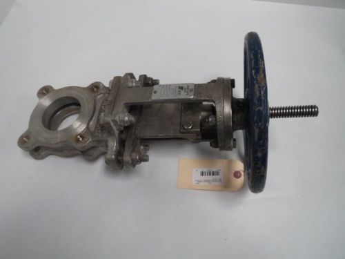Flow control components 84b92 150 stainless flanged 3in knife gate valve b205526 for sale