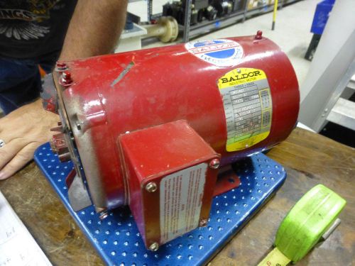 Baldor industrial motor cm3546t three phase  frame 143tc 1 hp 1725 rpm for sale
