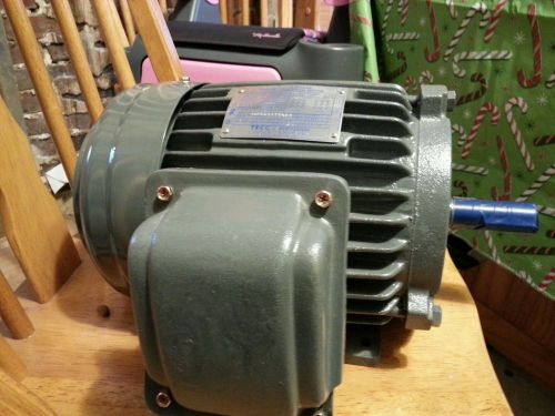 Teco 3 phase induction motor 2hp 145t frame for sale